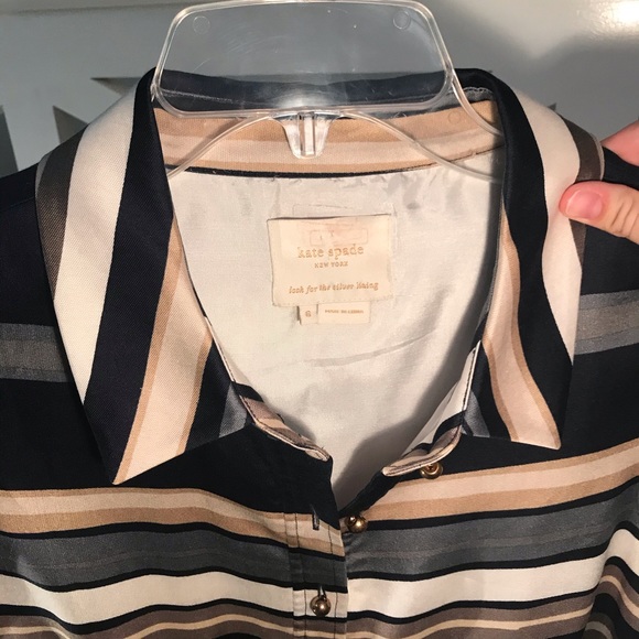 SOLD Kate Spade Jeanette Striped Dress - Picture 4 of 9